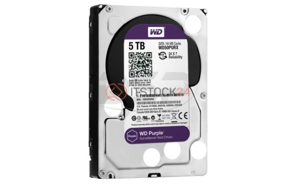 Жесткий диск Western Digital WD50PURX 5Tb IntelliPower SATAIII 3.5' HDD