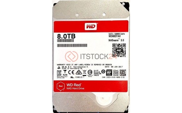 WD80EFAX Жесткий диск Western Digital 8TB SATA 6Gb/s