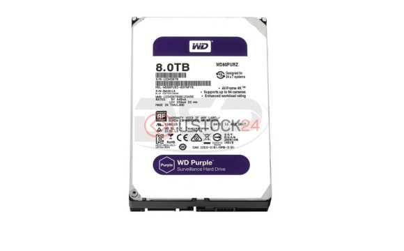 Жесткий диск Western Digital WD80PURZ 8Tb IntelliPower SATAIII 3.5" HDD